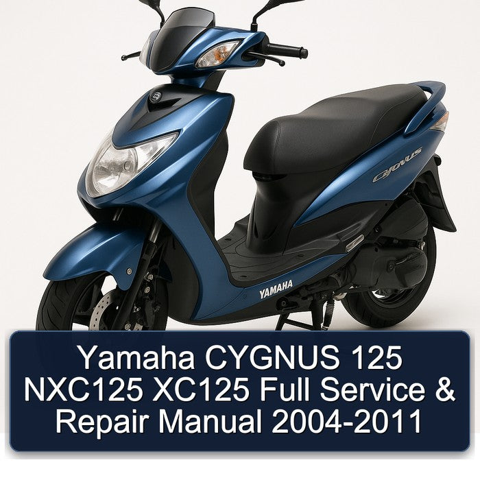 2004-2011 Yamaha Cygnus NXC125 125 XC125 Service Repair Workshop Manual