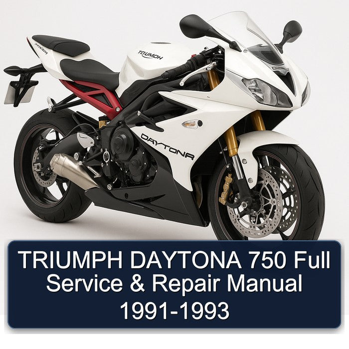 1991-1993 Triumph Daytona Service Repair Workshop Manual