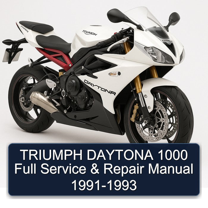 1991-1993 Triumph Daytona Service Repair Workshop Manual