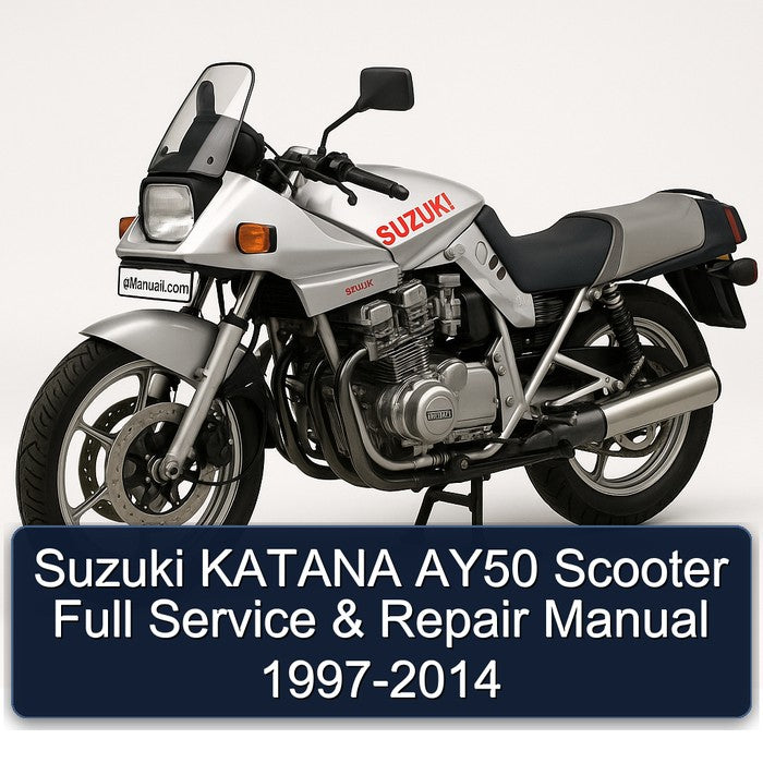 1997-2014 Baotian Suzuki Katana AY50 Scooter Service Repair Workshop Manual