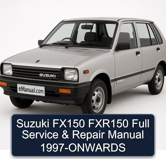 1997 Suzuki FXR Models FX150 FXR150 onwards Service Repair Workshop Manual
