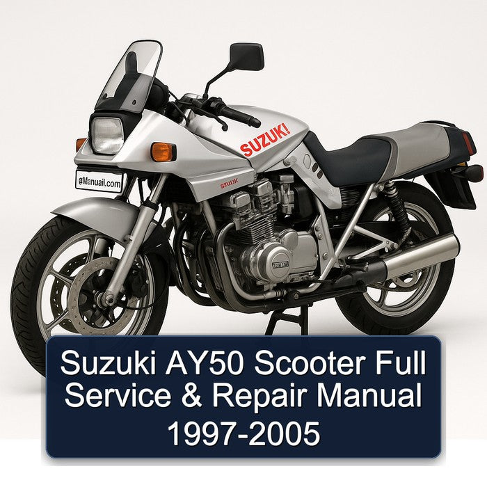1997-2005 Baotian Suzuki AY50 Scooter Service Repair Workshop Manual