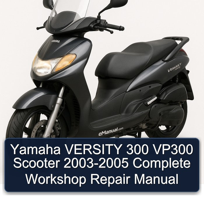 2003-2005 Baotian Yamaha Versity 300 VP300 Scooter Service Repair Workshop Manual