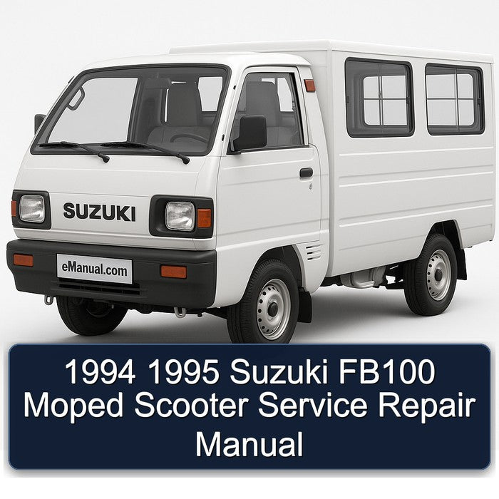Baotian Suzuki FB100 Moped Scooter Service Repair Workshop Manual