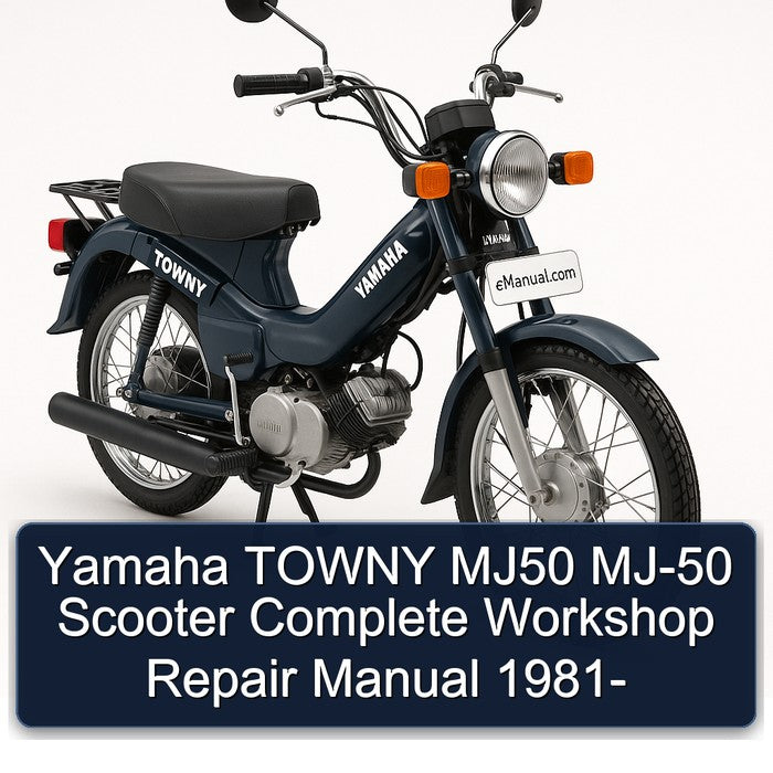 1981 Yamaha Towny MJ50 MJ-50 Scooter Service Repair Workshop Manual