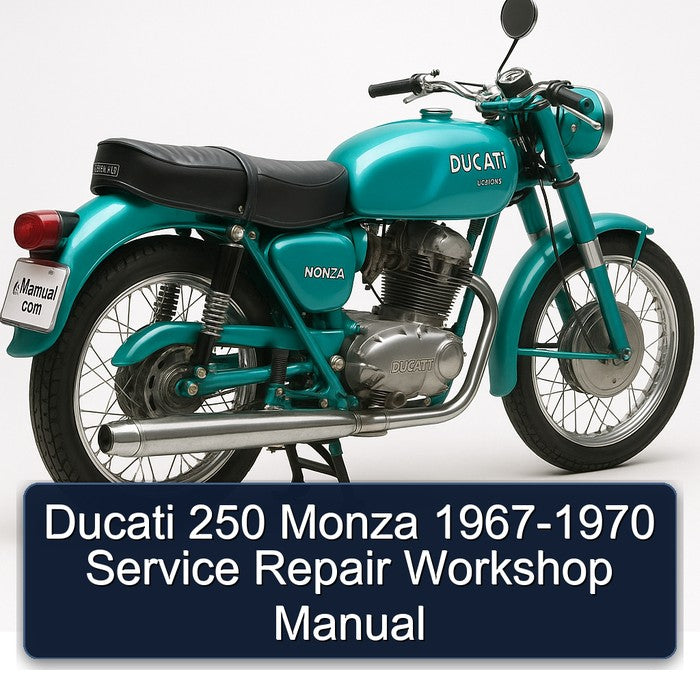 1967-1970 Ducati Monza Service Repair Workshop Manual
