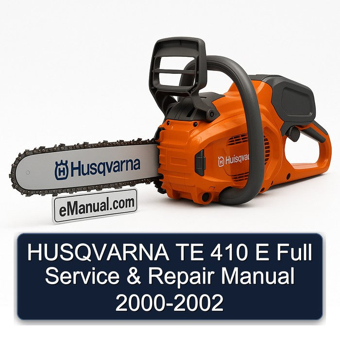 2000-2002 Husqvarna TE Models 410 E Service Repair Workshop Manual