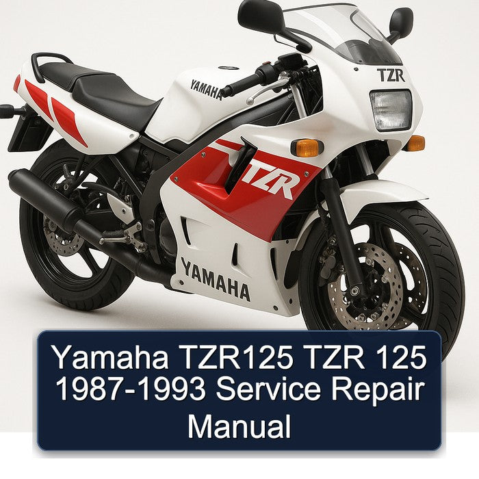 1987-1993 Yamaha TZR Models TZR125 125 Service Repair Workshop Manual