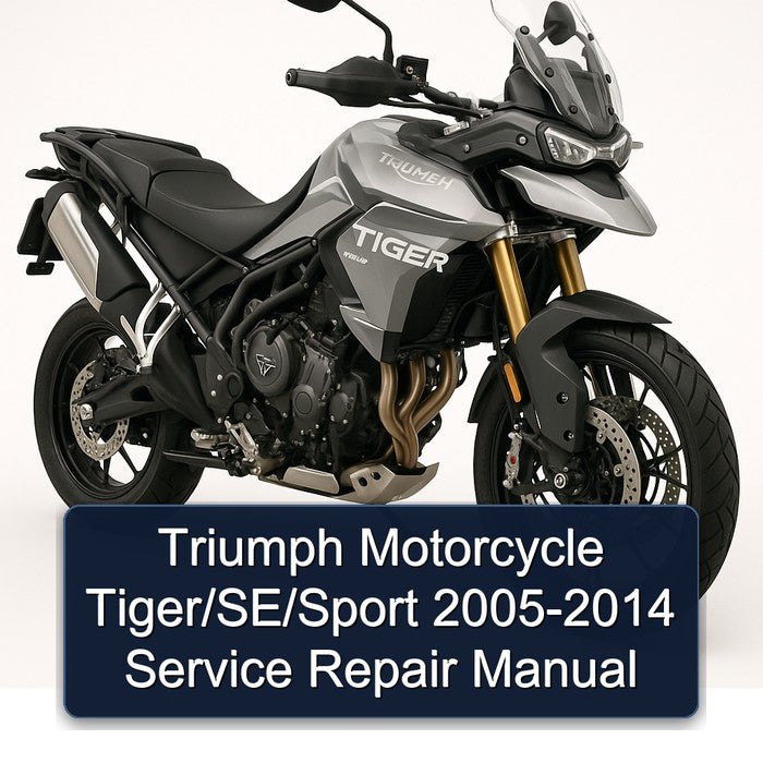 2005-2014 Sherco SE Triumph Motorcycle Tiger - sport Service Repair Workshop Manual