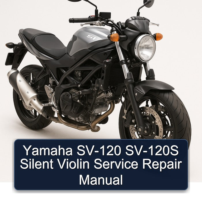Yamaha SV Models SV-120 SV-120S Silent Violin Service Repair Workshop Manual