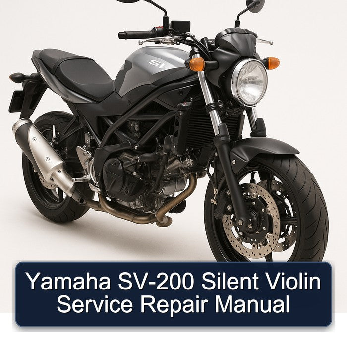 Yamaha SV Models SV-200 Silent Violin Service Repair Workshop Manual