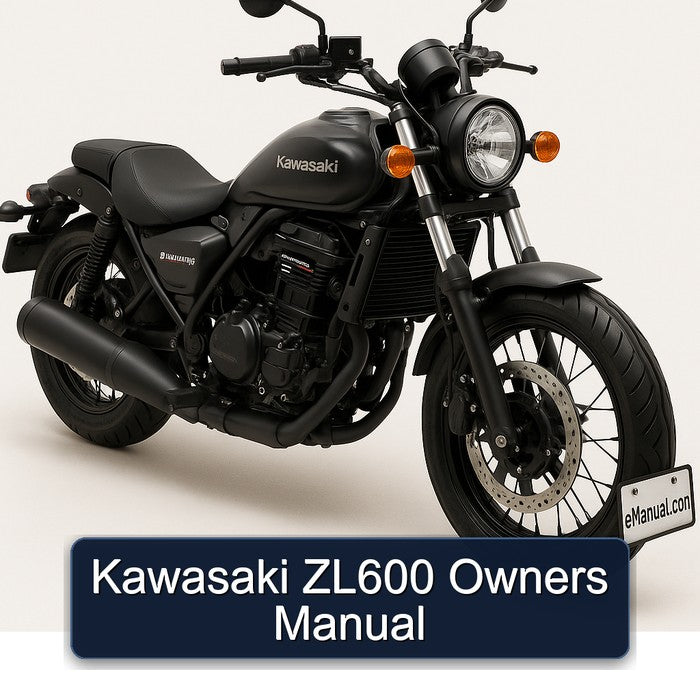 Kawasaki Eliminator ZL600 Owners Owner's Manual