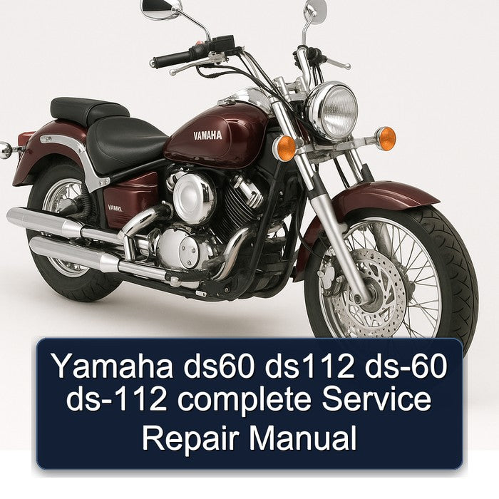 Yamaha DS Models DS60 DS112 DS-60 DS-112 Service Repair Workshop Manual
