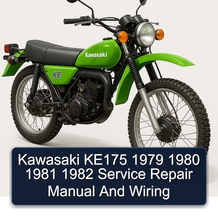 1979-1982 Kawasaki KE Models KE175 Electrical Wiring Diagrams
