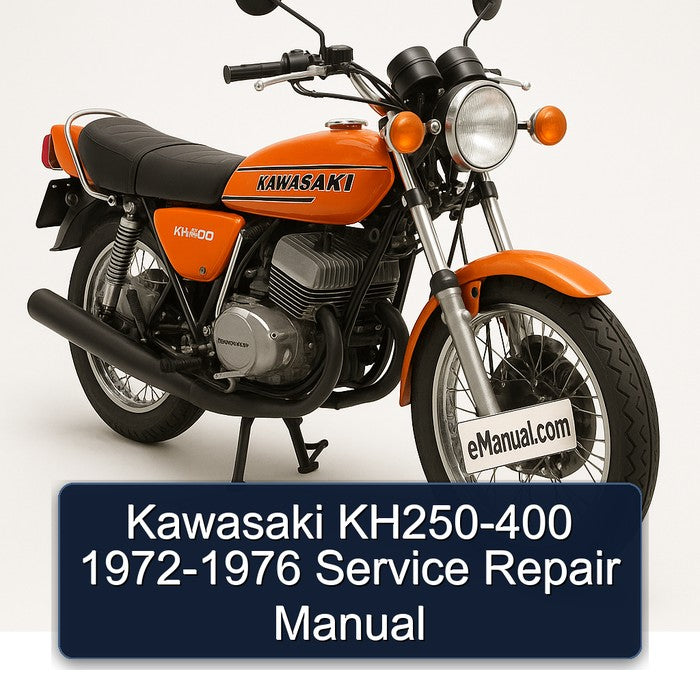 1972-1976 Kawasaki KH Series KH250-400 Service Repair Workshop Manual
