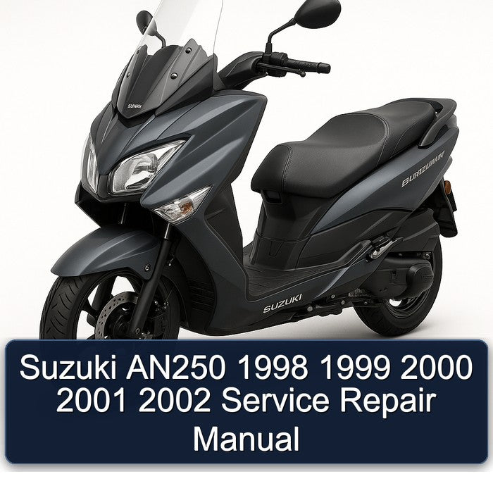 1998-2002 Suzuki Burgman Series AN250 Service Repair Workshop Manual