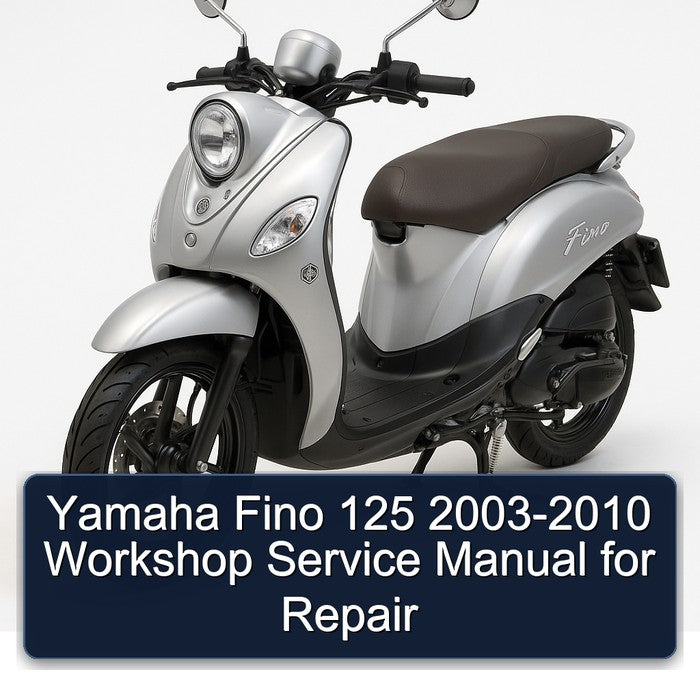 2003-2010 Yamaha Fino Service Repair Workshop Manual