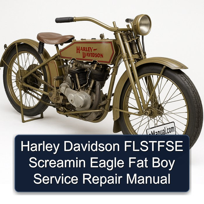Harley Davidson Flstfse Screamin Eagle Fat Boy Service Repair Workshop Manual