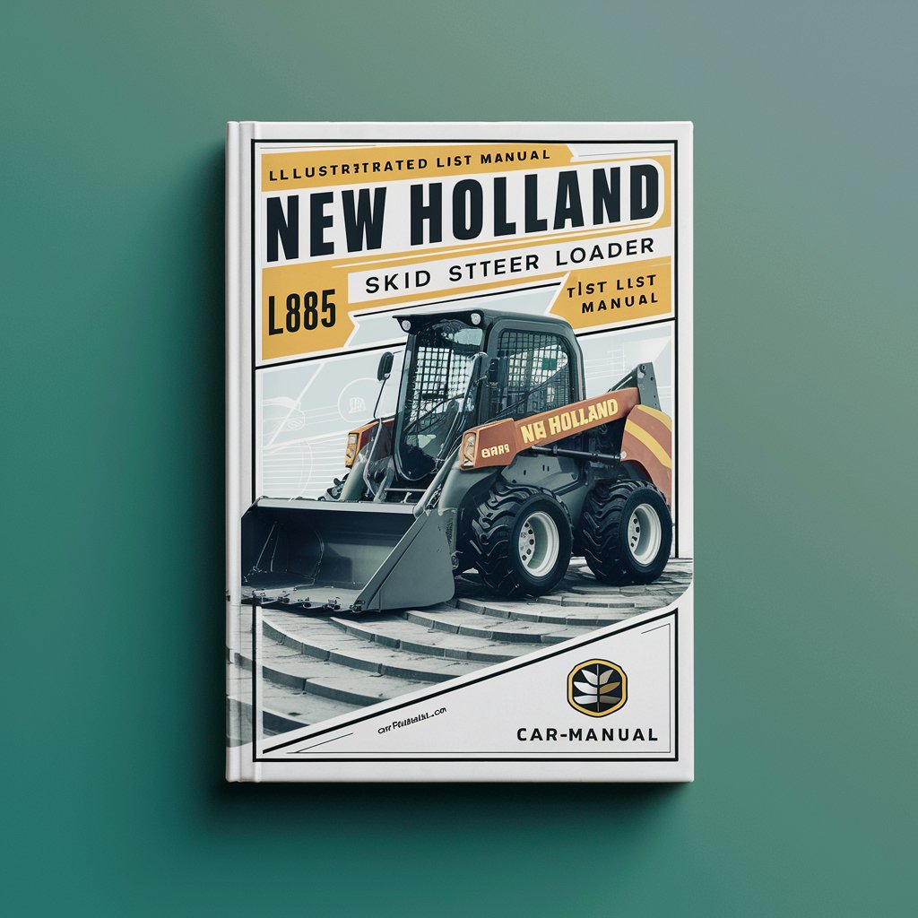 NEW Holland L885 SKID STEER Loader ILLUSTRATED Parts List Manual