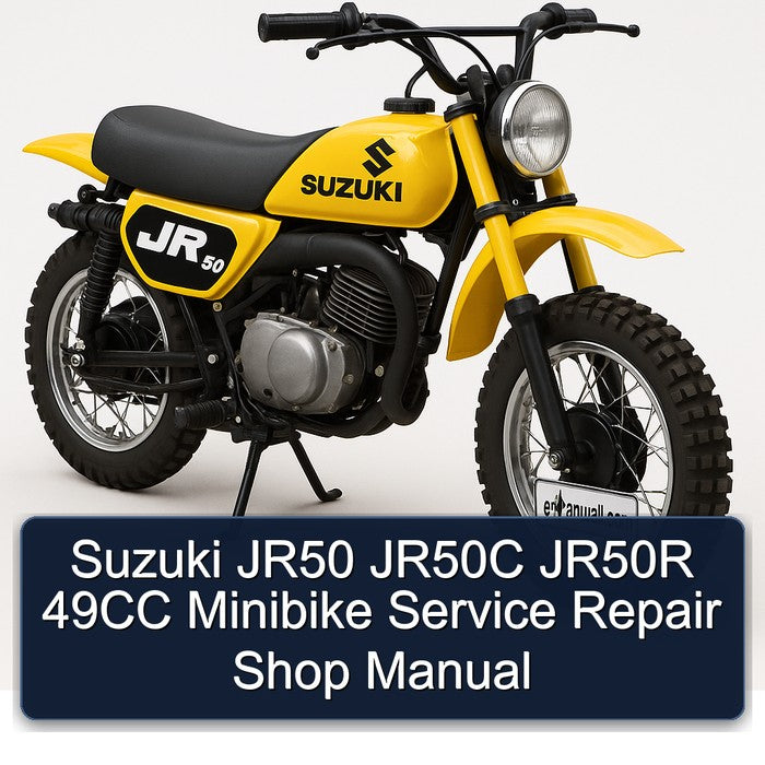 Suzuki JR50 JR50C JR50R 49CC Minibike Shop Service Repair Workshop Manual