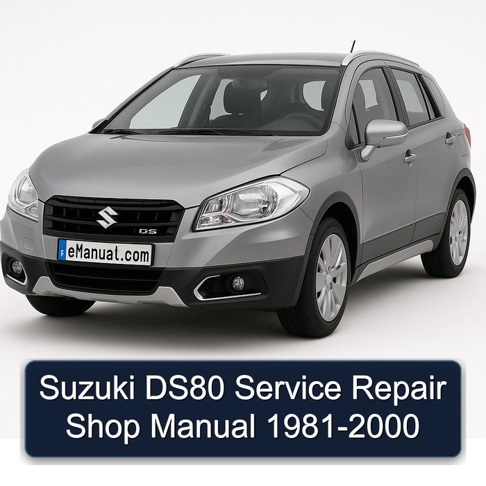 1981-2000 Suzuki DS Models DS80 Shop Service Repair Workshop Manual