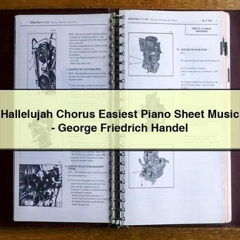Hallelujah Chorus Easiest Piano Sheet Music-George Friedrich Handel