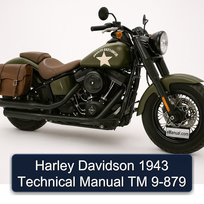 Harley Davidson Technical Manuals 1943 TM 9-879 Service Repair Workshop Manual