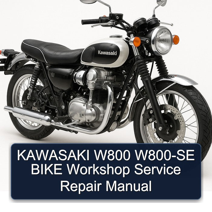 Sherco SE Kawasaki W800 W800 Bike Service Repair Workshop Manual