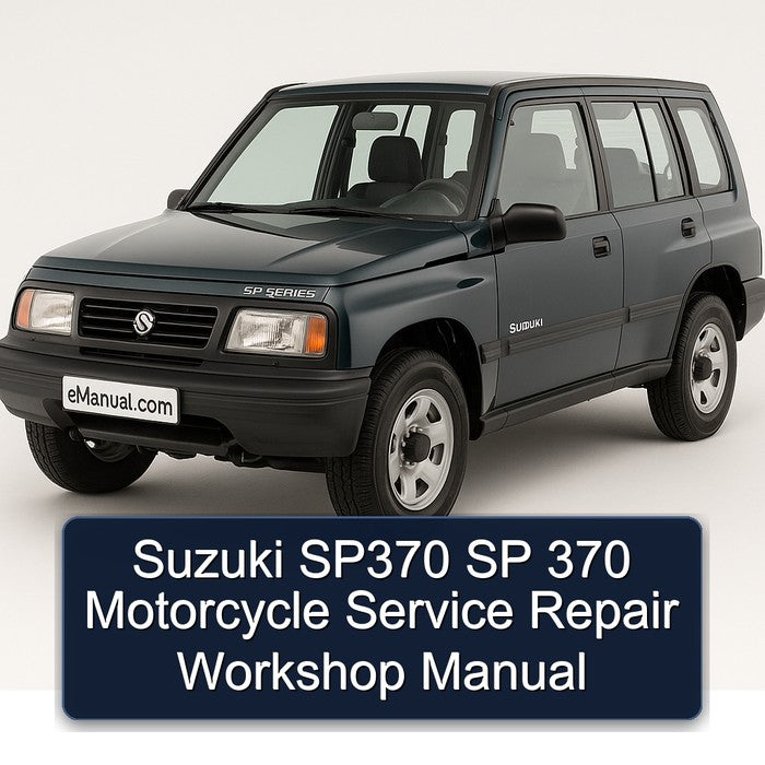 Suzuki SP Series SP370 370 Motorcycle Service Repair Workshop Manual