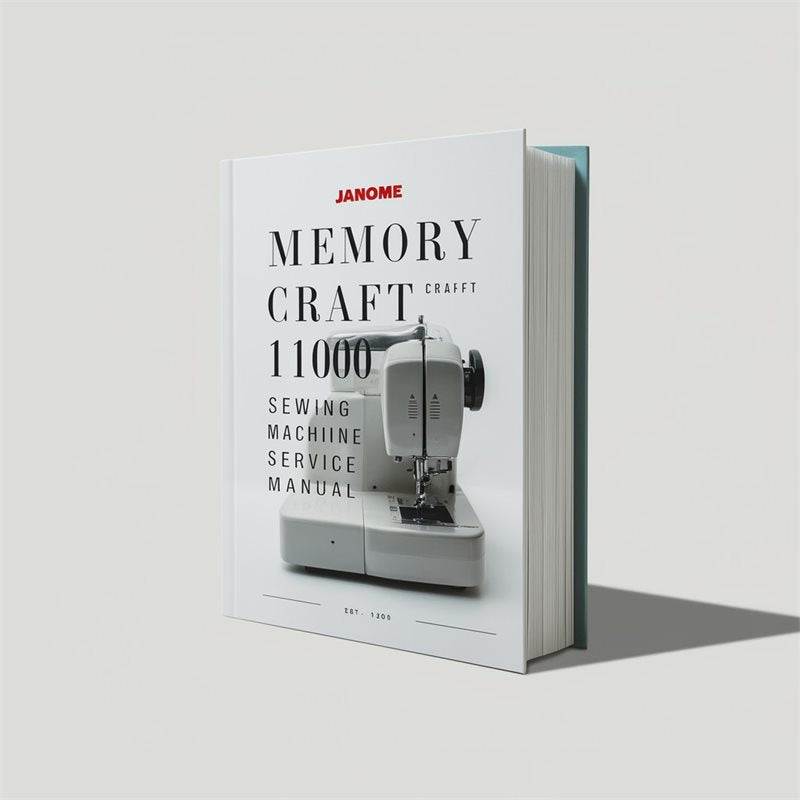 Scara Robots Janome Memory Craft 11000 Sewing Machine Service Repair Workshop Manual PDF