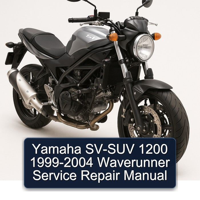 1999-2004 Yamaha SV Models SV-SUV 1200 - Waverunner Service Repair Workshop Manual