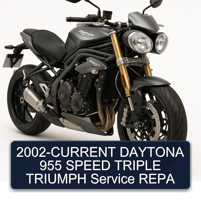 2002 Triumph Speed Triple Current Daytona 955 Repa Service Repair Workshop Manual