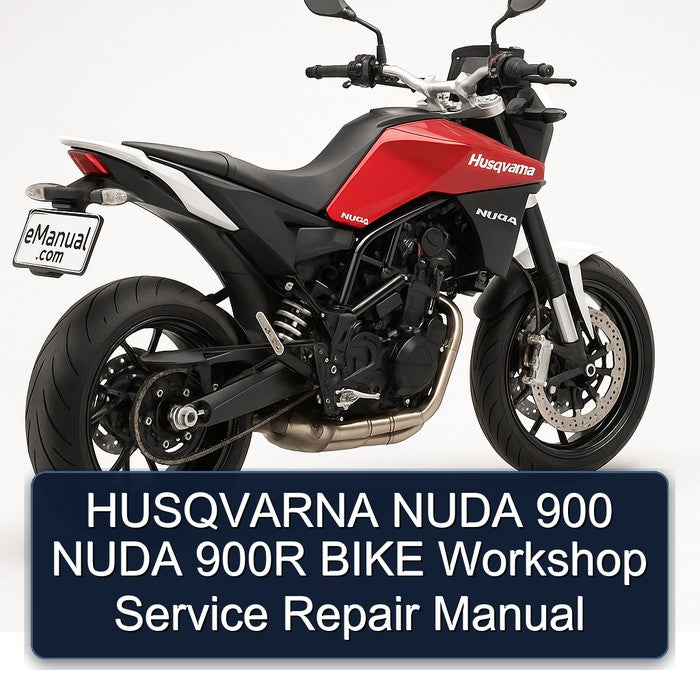 Husqvarna Nuda Models 900 900R Bike Service Repair Workshop Manual