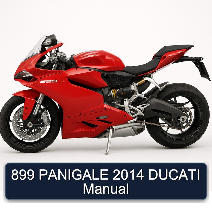 2014 Ducati 899 Panigale Service Repair Workshop Manual