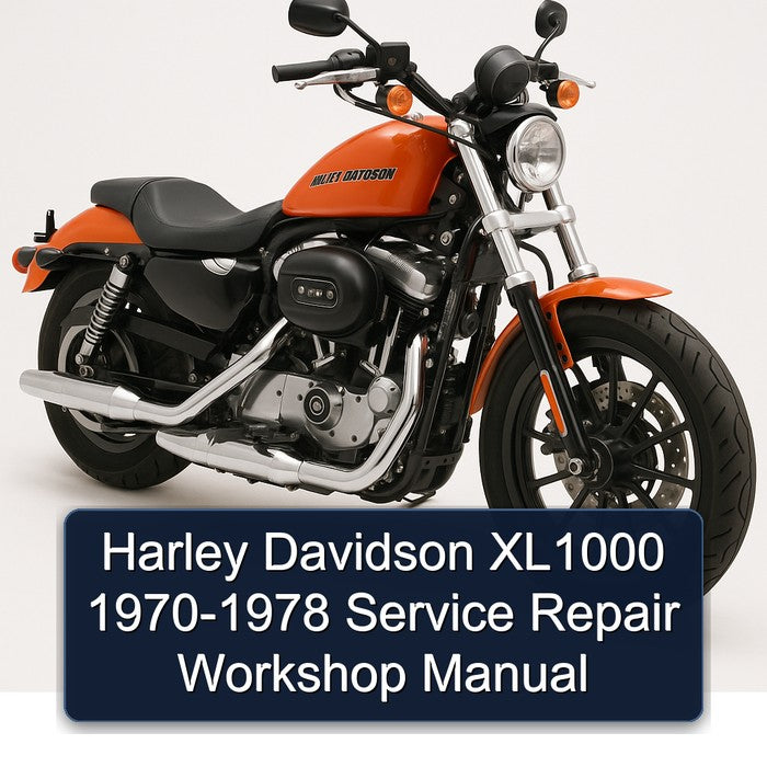 1970-1978 Harley Davidson Model 125 XL1000 Service Repair Workshop Manual