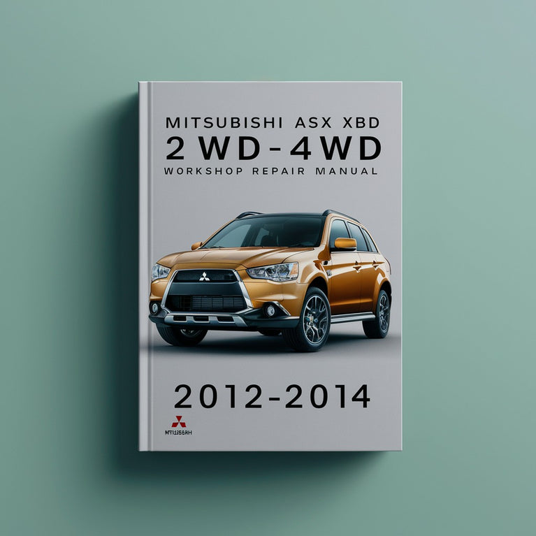 Mitsubushi ASX XB 2WD 4WD 2012-2014 Workshop Repair Manual
