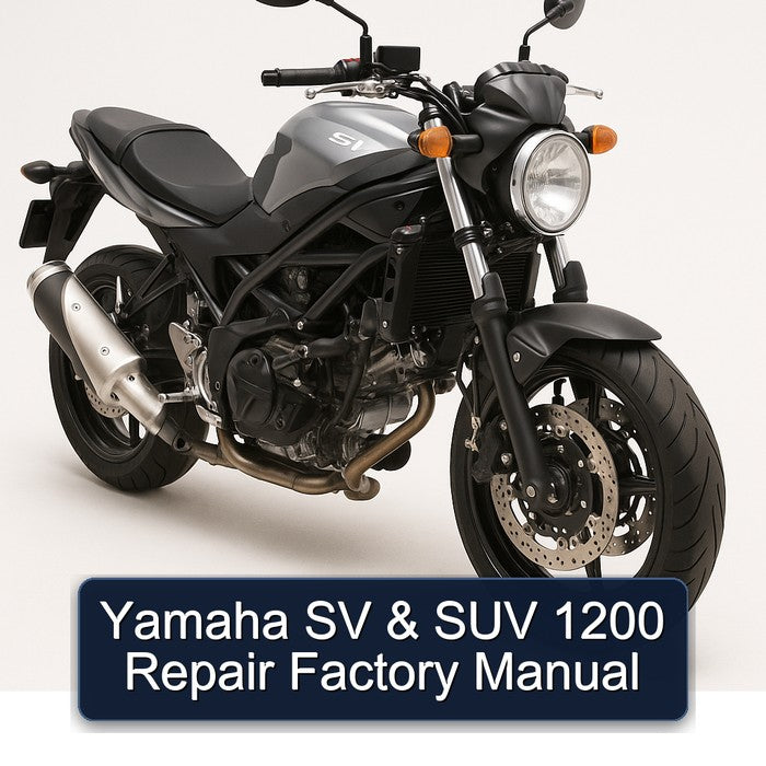 Yamaha SV Models SUV 1200 Service Repair Workshop Manual