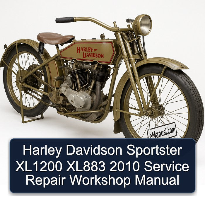 2010 Harley Davidson Sportster XL1200 XL883 Service Repair Workshop Manual