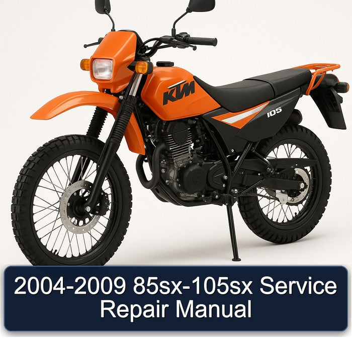 2004-2009 KTM 105 85SX-105SX Service Repair Workshop Manual