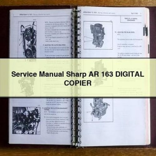 Service Manual Sharp AR 163 Digital COPIER