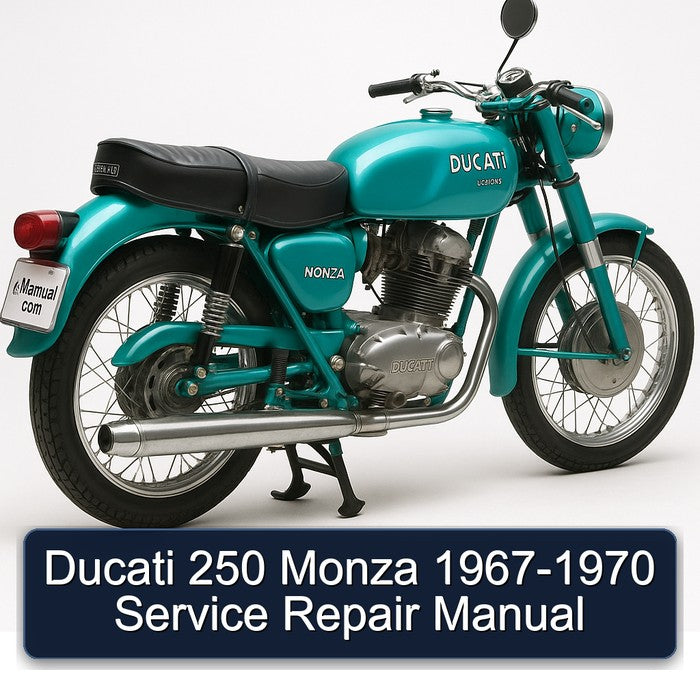 1967-1970 Ducati Monza Service Repair Workshop Manual