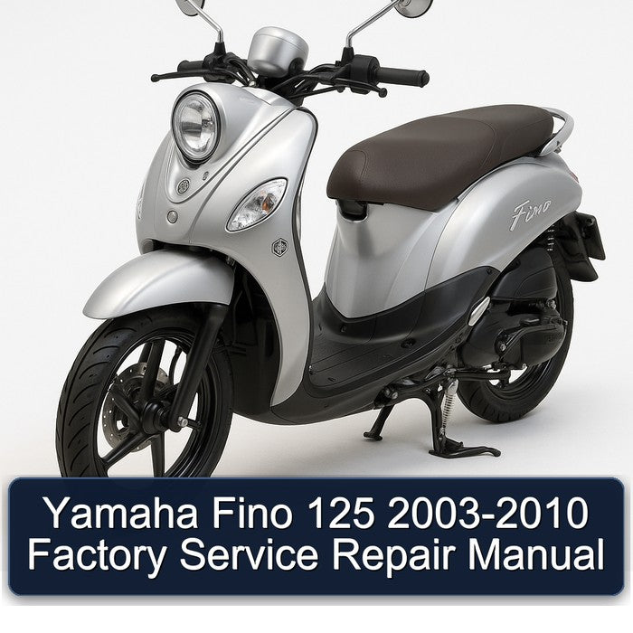 2003-2010 Yamaha Fino Service Repair Workshop Manual