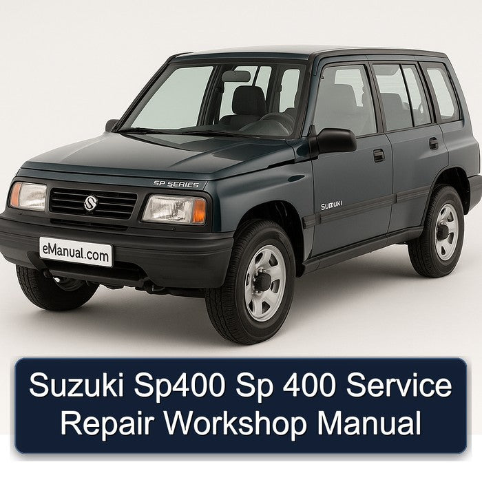 Suzuki SP Series SP400 400 Service Repair Workshop Manual