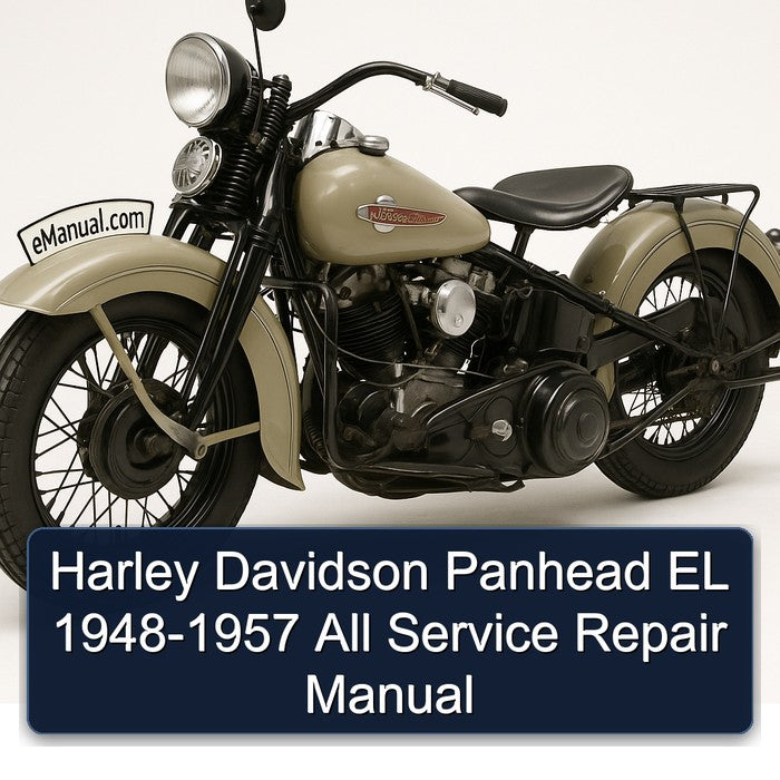 1957 Harley Davidson Panhead EL 1948 All Service Repair Workshop Manual