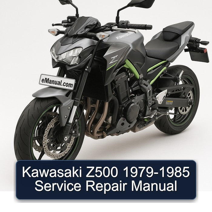 1979-1985 Kawasaki Z Series Z500 Service Repair Workshop Manual