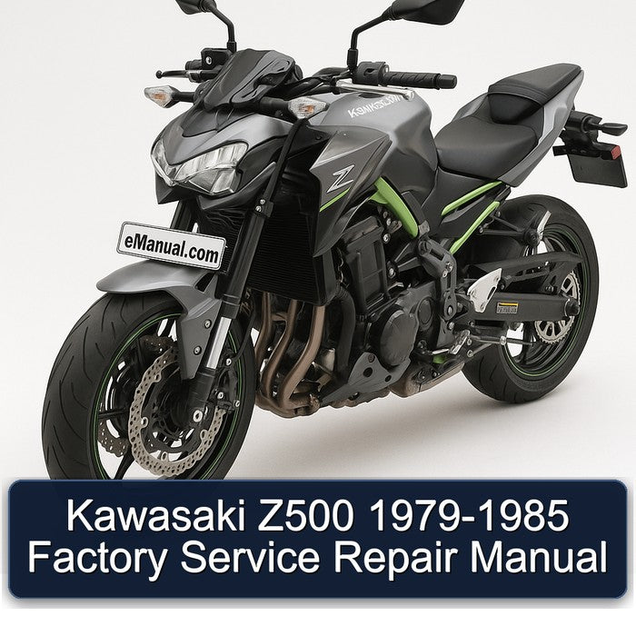 1979-1985 Kawasaki Z Series Z500 Service Repair Workshop Manual
