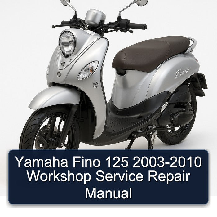 2003-2010 Yamaha Fino Service Repair Workshop Manual