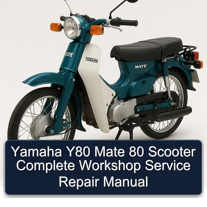 Yamaha Y80 Mate 80 Scooter Service Repair Workshop Manual