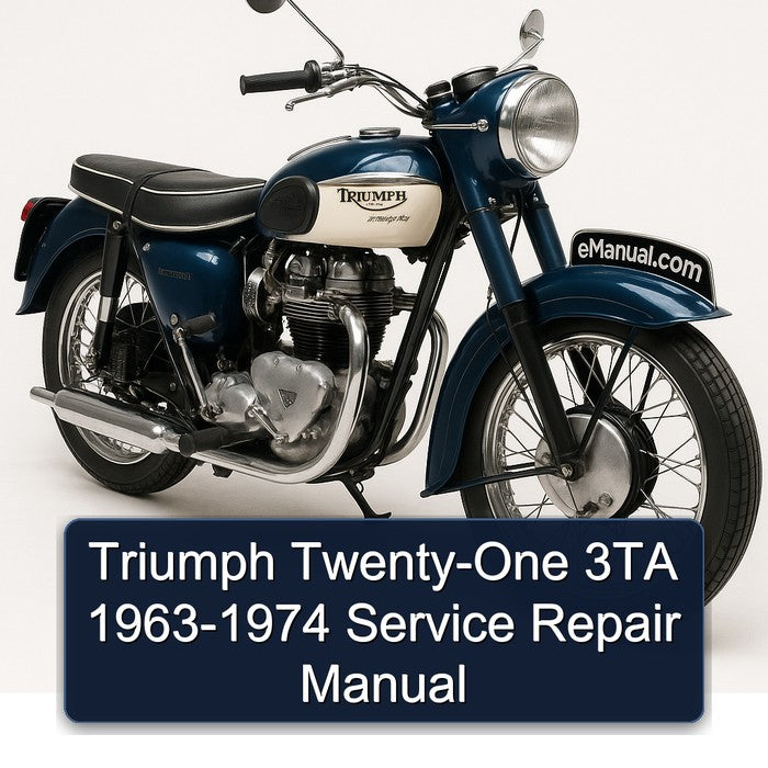 1963-1974 Triumph Twenty One Twenty-one 3TA Service Repair Workshop Manual