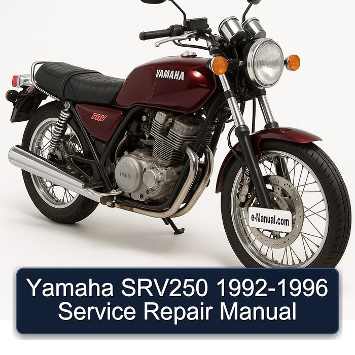 1992-1996 Yamaha SRV250 Service Repair Workshop Manual